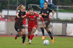 2. Fußball-Liga - Frauen - Saison 2022/2023 - FC Ingolstadt 04 - RB Leipzig - Vidovic Paula (Nr.11 - FC Ingolstadt 04 ) - Graf Luca-Marie schwarz Leipzig - Foto: Meyer Jürgen