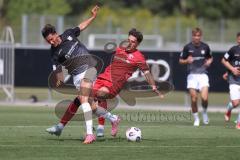 * Testspiel - Saison 2025/26 - FC Ingolstadt 04 - FSV Zwickau - Dennis Kaygin (Nr.10 - FC Ingolstadt 04) - Gabriel Figurski Vieira (Nr.6 - FSV Zwickau) - Foto: Meyer Jürgen
