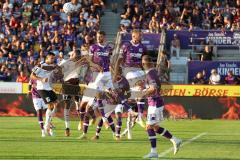 3.Liga - Saison 2022/2023 - VFL Osnabrück - FC Ingolstadt 04 - Moussa Doumbouya (Nr.27 - FCI) - Visar Musliu (Nr.16 - FCI) - Foto: Meyer Jürgen