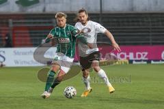 3. Liga - VfB Lübeck - FC Ingolstadt 04 - Jonatan Kotzke (25 FCI) Deichmann Yannick (10 Lübeck)
