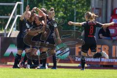 2. Frauen-Bundesliga - Saison 2021/2022 - FC Ingolstadt 04 - TSG 1899 Hoffenheim - Der 2:0 Führungstreffer durch Maier Ramona (#18 FCI) - jubel - Foto: Meyer Jürgen