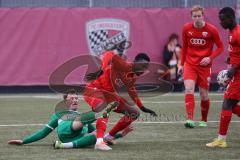 Freundschaftsspiel - Saison 2022/2023 - FC Ingolstadt 04 - VFB Eichstätt - Nduka Donald (Nr.4 - Fc Ingolstadt 04 II) - Eberle Fabian grün Eichstätt -  Foto: Meyer Jürgen