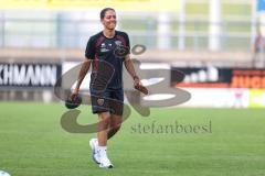 Toto Pokal; FC Memmingen - FC Ingolstadt 04, 2. Runde; vor dem Spiel Cheftrainerin Sabrina Wittmann (FCI)
