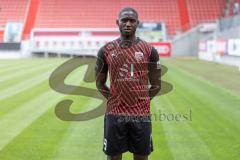 Daouda Beleme (9, FCI);  FC Ingolstadt 04;
3.Liga, Porträttermin 2023/2024