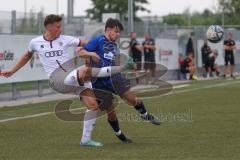 Freundschaftsspiel - Saison 2024/25 - FC Ingolstadt 04 II - TSV Rain/Lech  - Din Alajbegovic (Nr.20 - FCI U21) - Pollio Giovanni blauch Rain/Lech - Foto: Meyer Jürgen