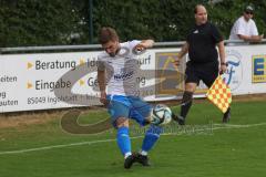 Testspiel - Bezirksliga - Saison 2025/26 - FC Gerolfing - SpVgg Joshofen Bergheim - Dominik Rehm weiss Joshofen Bergheim - XXXXX - Foto: Meyer Jürgen