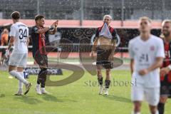 Testspiel ; 3. Liga; FC Ingolstadt 04 - VfR Mannheim; Neuzugang Dennis Borkowski (7, FCI) ärgert sich Torchance verpasst