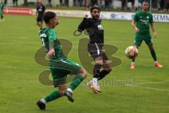Bezirksliga - Saison 2024/25 - Freundschaftsspiel - SV Manching - TSV Gaimersheim - Kemal Calik (Nr.2 - SV Manching) - Hakan Düzgün (Nr.25 - TSV Gaimersheim) - Foto: Meyer Jürgen