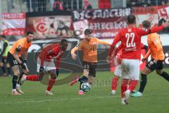 2024_1_20 - 3. Liga - Saison 2023/24 - HallescherFC - FC Ingolstadt 04 -  - Felix Keidel (Nr.43 - FC Ingolstadt 04) - XXXXX - Foto: Meyer Jürgen