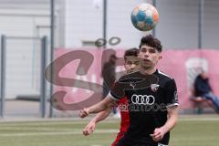 B-Junioren - Bayernliga -  Fc Ingolstadt 04 - TSG 1860 Rosenheim - Drakulic Ognjen schwarz  FCI -  Foto: Meyer Jürgen