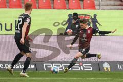 2.BL; FC Ingolstadt 04 - Hannover 96; Jan Hendrik Marx (26, FCI) Christian Gebauer (22, FCI)