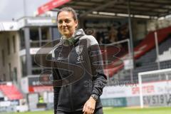 3. Liga; SV Sandhausen - FC Ingolstadt 04; vor dem Spiel Cheftrainerin Sabrina Wittmann (FCI)