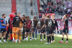 3. Liga - Saison 2024/25 - FC Ingolstadt 04 - SV Wehen Wiesbaden - Das Spiel ist aus - - XXXXX - Foto: Meyer Jürgen