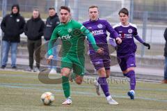 Testspiel - Fußball - SV Manching - VFR Neuburg/Donau  - Pedro da Silva Wiedl (#8 Manching) - Klink Stefan lila Neuburg - Foto: Jürgen Meyer