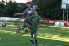 Totopokal- Saison 2023/2024 - SV Manching  - VFB Eichstätt - Selim Akdeniz (Nr.14 - SV Manching) - Herger Elias grau Eichstätt - Foto: Meyer Jürgen