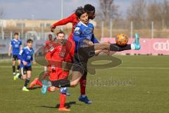 A - Junioren Bundesliga Süd/Südwest -  Saison 2021/2022 - FC Ingolstadt 04 - 1. FC Saarbrücken - Madougou Ibrahim (#9 FCI) - Foto: Meyer Jürgen