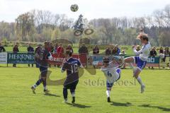 Kreisklasse - SV Hundszell - SV Zuchering - Der 1:0 Führungstreffer durch Tim Liesegang weiss #6 Hundszell - Dejan Kipa blau Zuchering - Jubel - Foto: Jürgen Meyer