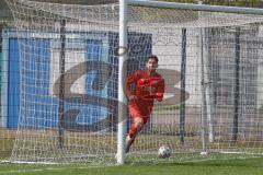 Bayernliga Süd - Saison 2021/2022 - FC Ingolstadt 04 II - TürkAugsburg - Der 2:0 Führungstreffer durch Domislic Renato (#17 FCI) rot - jubel - Foto: Meyer Jürgen