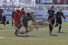 2. Frauen-Bundesliga Süd - Saison 2020/2021 - FC Ingolstadt 04 - FC Würzburger Kickers - Maier Ramona rot FCI - Teubert Eva schwarz Würzburg - Foto: Meyer Jürgen