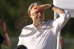 3. Liga - Saison 2025/26 - VFB Stuttgart II - FC Ingolstadt 04  - Geschäftsführer Sport und Kommunikation Dietmar Beiersdorfer (FC Ingolstadt 04) -
