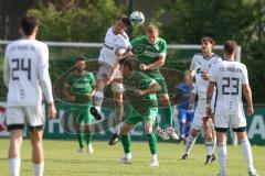 Relegation - Bezirksliga - Saison 2024/25 - FC Gerolfing - Tus Raubling - Matthias Hamm (Nr.17 - FC Gerolfing) - XXXXX - Foto: Meyer Jürgen - Luca Ziemba weiss Raubling