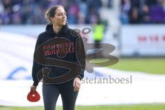 3. Liga; VfL Osnabrück - FC Ingolstadt 04; vor dem Spiel Cheftrainerin Sabrina Wittmann (FCI)