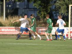 Landesliga - Saison 2026/27 - SV Manching - SC Olching - Sebastian  Graßl (Nr.10 - SV Manching) - Hofmann Florian weiss Olching - Foto: Meyer Jürgen