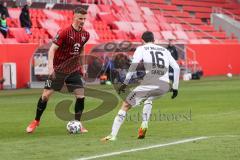 3. Liga - FC Ingolstadt 04 - Waldhof Mannheim - Stefan Kutschke (30, FCI) Garcia Rafael (16 Mannheim)