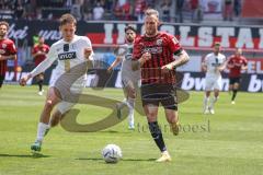 3. Liga; FC Ingolstadt 04 - SV Elversberg; Patrick Schmidt (9, FCI) rechts