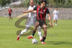 *** Bayernliga Nord - Saison 2025/26 - FC Ingolstadt 04 II - ATSV Erlangen - Mussa Tasmin (Nr.20 - FC Ingolstadt II) - Dior Zabergja weiss Erlangen - Foto: Meyer Jürgen