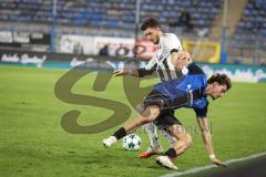 3. Liga - Saison 2026/27 - Waldhof Mannheim - FC Ingolstadt 04 - Linus Rosenlöcher (Nr.19 - FCI) - Lovis Bierschenk (Nr.7 - Waldhof Mannheim) - Foto: Meyer Jürgen
