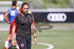 3. Liga; FC Ingolstadt 04 - Trainingsauftakt, erstes Training nach der Sommerpause; Cheftrainerin Sabrina Wittmann (FCI)