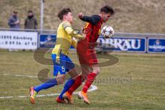 Bezirksliga - SV Kasing - SV Dornach - Jan Witek rot Kasing - Maximilian Leidecker #5 Dornach - Foto: Jürgen Meyer