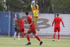 Bayernliga Süd - Saison 2021/2022 - FC Ingolstadt 04 II - VfB Hallbergmoos - Zech Ludwig (#40 FCI) Torwart FCI - Foto: Meyer Jürgen