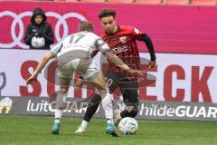 3. Liga; FC Ingolstadt 04 - 
VfB Oldenburg; Hawkins Jalen (20 FCI) Möschl Patrick (17 VfB)