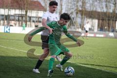 Bezirksliga - Saison 2025/26 - FC Gerolfing - SpVgg Altenerding - Ahmet Altay (Nr.25 - FC Gerolfing) - Pedro Flores weiss Altenerding - Foto: Meyer Jürgen