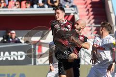 2.BL; FC Ingolstadt 04 - Holstein Kiel; Thomas Keller (27, FCI) Nico Antonitsch (5, FCI) Kopfball