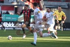 3. Liga - Saison 2024/25 - FC Ingolstadt 04 - 1. FC Saarbrücken - Pascal Testroet (Nr.37 - FCI) - XXXXX - Foto: Meyer Jürgen