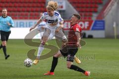 3. Liga - FC Ingolstadt 04 - Waldhof Mannheim - Stefan Kutschke (30, FCI) Verlaat Jesper (4 Mannheim)