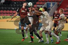 3. Liga - Saison 2026/27 - FC Ingolstadt 04 - TSG Hoffenheim II - Georgios Antzoulas (Nr.6 - FCI) - Joseph Ganda (Nr.16 - FCI) - Foto: Meyer Jürgen