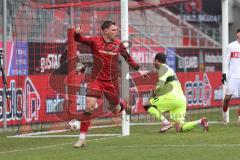 3. Liga - Saison 2025/26 - FC Ingolstadt 04 - VFB Stuttgard II - Simon Lorenz (Nr.32 - FCI) mit dem 1:0 Führungstreffer - jubel - XXXXX - Foto: Meyer Jürgen