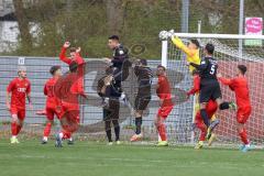 Bayernliga Süd - Saison 2021/2022 - FC Ingolstadt 04 II - TürkAugsburg - Markus Ponath Torwart (#1 FCI) wert den Ball ab  - Foto: Meyer Jürgen