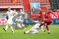 3. Liga; FC Ingolstadt 04 - TSG Hoffenheim II; Torchance verpasst Gustav Christensen (24, FCI) Erlein Luca (24 TSG) Lührs Yannik (49 TSG)