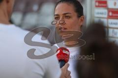 3. Liga - Saison 2025/26 - Energie Cottbus - FC Ingolstadt 04  - Cheftrainerin Sabrina Wittmann (FC Ingolstadt 04) - XXXXX - Foto: Meyer Jürgen