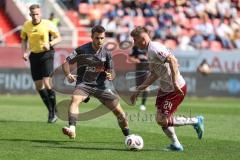 3. Liga; FC Ingolstadt 04 - VfL Osnabrück; Gustav Christensen (24, FCI) Kammerbauer Patrick (31 VFL)