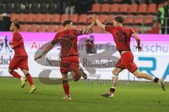 3. Liga; FC Ingolstadt 04 - SC Verl; 1:2 Tor Jubel Treffer Jasper Maljojoki (23, FCI) Simon Lorenz (32, FCI) Yann Sturm (7, FCI)