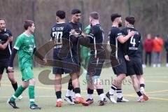 Kreisliga - Saison 2023/24 - FC Fatih Ingolstadt - SV Denkendorf - Der 1:1 Ausgleichstreffer durch Akif Abasikeles schwarz Fatih - jubel - XXXXX - Foto: Meyer Jürgen