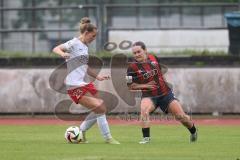 2. Bundesliga Frauen - Saison 2024/25 - FC Ingolstadt 04 Frauen - FSV Gütersloh - Pija Reininger (Nr.21 - FCI Frauen) - Tellenbröker Maren weiss Gütersloh - Foto: Meyer Jürgen