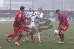 3. Liga; Testspiel, FC Ingolstadt 04 - 1. FC Heidenheim; Pick, Florian (17 HDH) Tobias Bech (11, FCI)