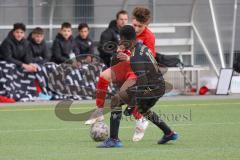 U 14 (C-Jun.) Förderliga BuLi/NLZ -  Saison 2021/2022 - FC Ingolstadt 04 - FC Bayern München - Maximilian Wagner rot FCI - Foto: Meyer Jürgen